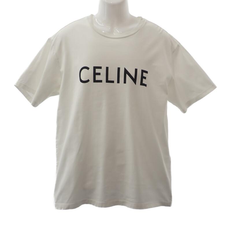 CELINE  2X681671Q.01CC M Short sleeve T-shirt Chalk/black cotton Women