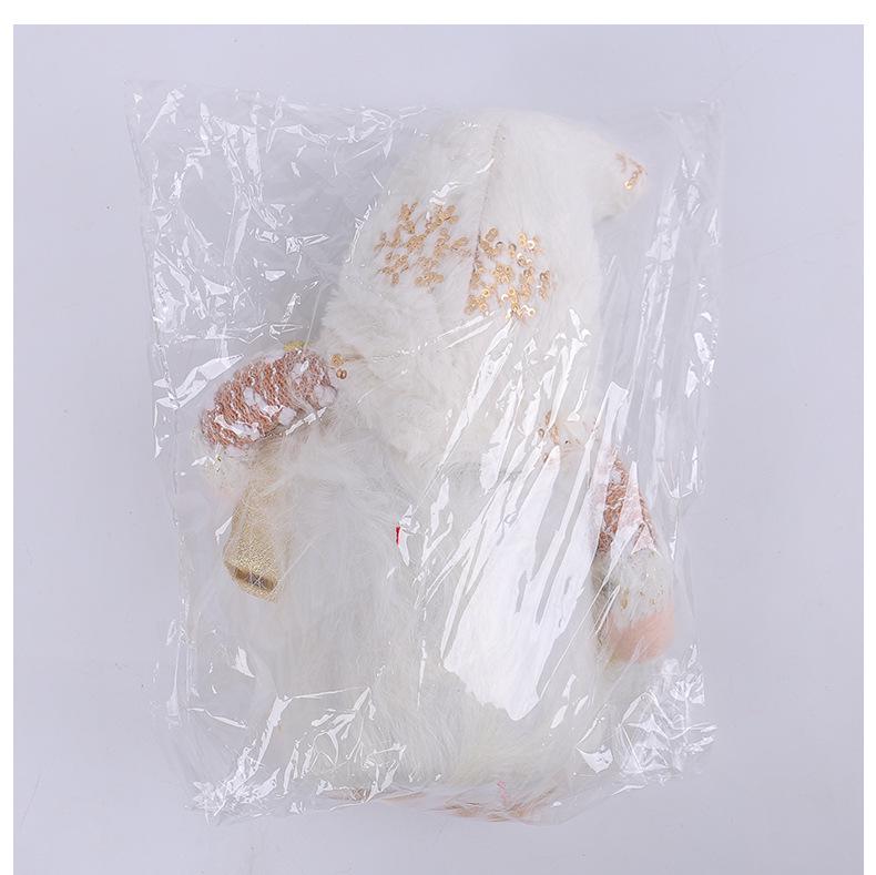 2025 Jul Paljett-Plysch Ansiktslös Rådjursfigur med Ljus