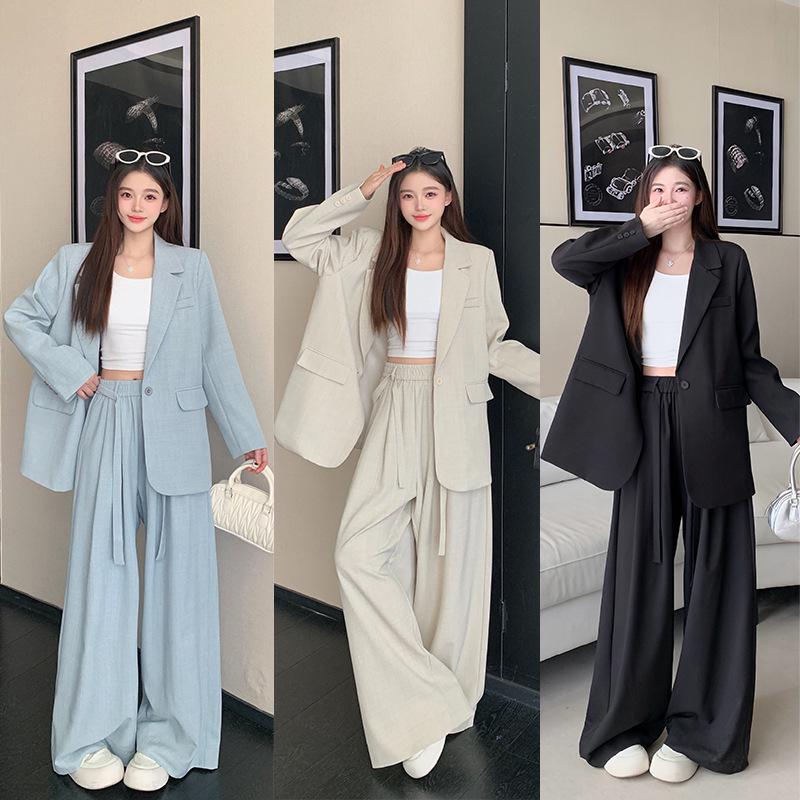 2026 Spring Linen-Feel Plus Size Women s Slimming Suit Set 3XL