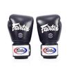 Fairtex Genuine Leather Boxing Gloves BGV1 Breathable Blue 12oz