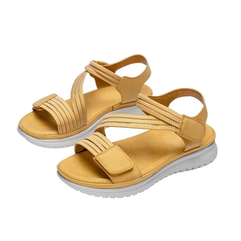 New High Quality Summer Women Sport Sandals Plus Size 36-41 Soft Beach Shoes Fashion Flat Female Slippers