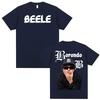 T-shirt Grafica con Logo Album del Rapper Beele Borondo per Uomo e Donna, Stampa Estiva Retro Harajuku T-shirt 100% Cotone Puro