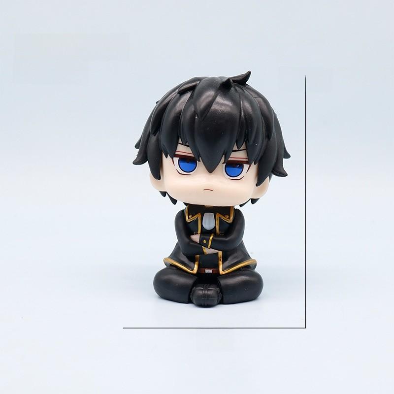Pvc Sitting Pose Hijikata Toshiro Car Model With Decorative Anime Collectible For Enthusiasts