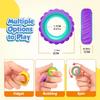 New Rotating Fidget Toys Silicone Sensory Ring Silicone Anti Anxiety Stress Relief Toy Fidget Spinner Ring