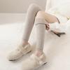 1/2Pairs Winter Knee High Leg Cover Windproof Warm Sweat Absorb Long Leg Warmers Thermal Anti-Cold Thigh High Knitted Stockings