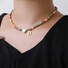2026 New Colorful Beaded Initial Letter Necklaces for Girls Women Handmade Beads Choker Bohemian Necklace Jewelry Gift Wholesale