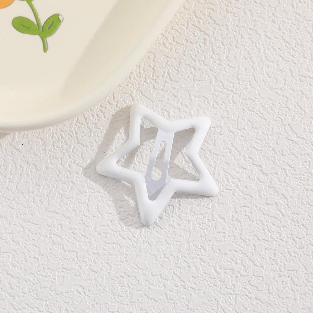 Children's Candy Color Star Hair Clips - Small Size BB Bangs Accessories