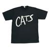 Vintage Cats Musical Shirt Black 80s Single Stitch Broadway Andrew Lloyd Webber