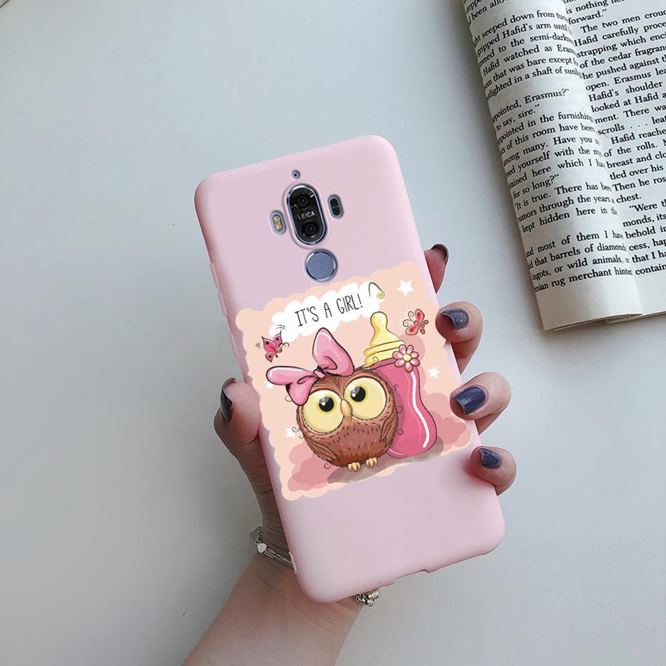Silicone Case for Huawei Mate 9 10 Pro Soft TPU Protective Cute Butterfly Flower Phone Back Cover Mate9 Mate10 10Pro Case Fundas