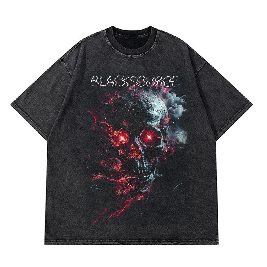 Oversized Loose Washed Cotton T-shirt Men and Women Can Be Short-sleeved Round Neck Fashion Arrival of Summer T-shirts