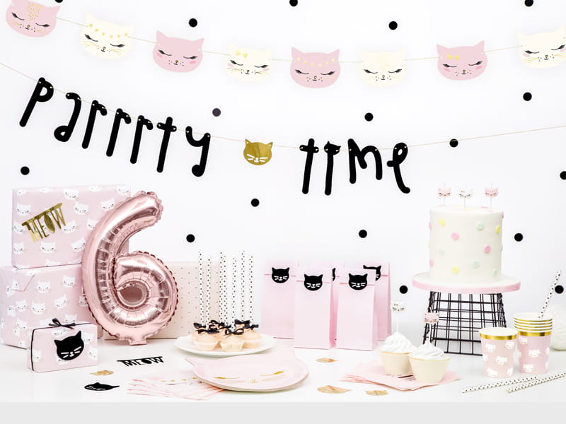 Partydeco Girlanda Kotek 14M