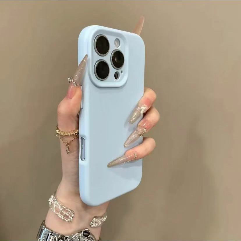 Soft Rubber Silicone Gel Candy Color Case for iPhone 16 15 14 Plus 13 12 11 Pro Max Shockproof TPU Bumper Simple Solid Cover