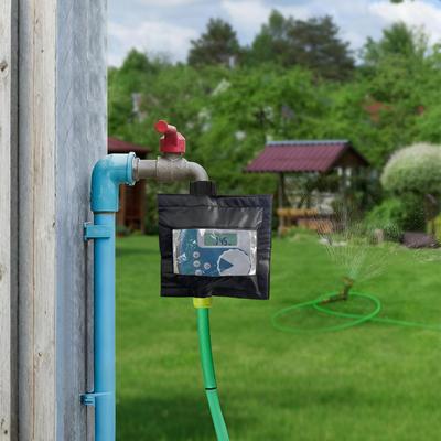 Watering Timer Cover Weather-Resistant Protector Clear Front Window Sprinkler Timer Cover For Outdoor Garden Lawn Backyard Park