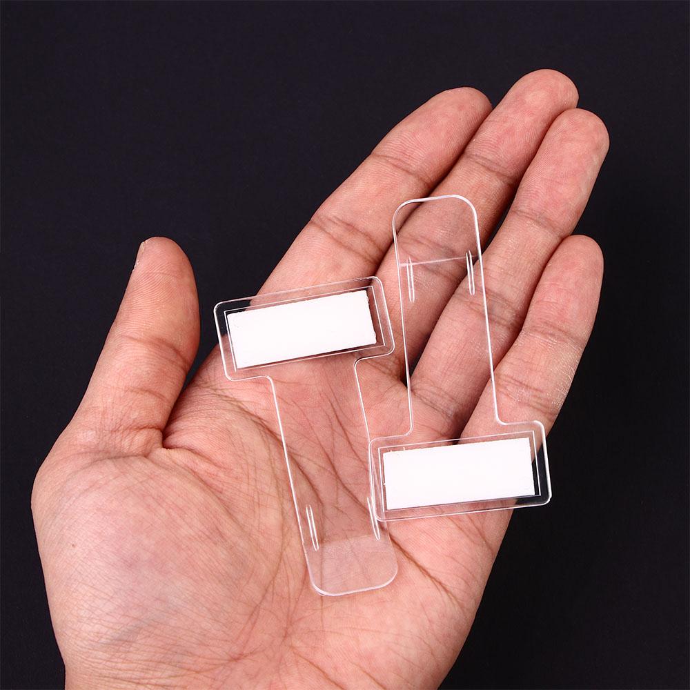 With Adhesive Tape Parking Ticket Holder Invoice Tickets Holder Permit Clip Transparent Card Clips