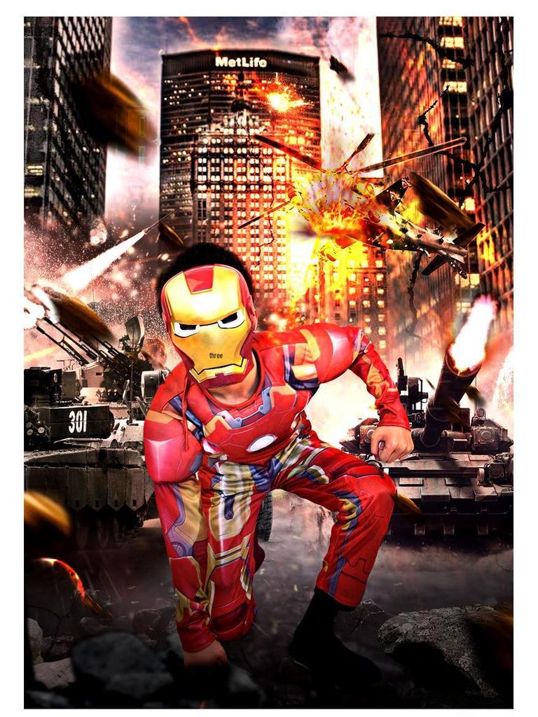 Avengers Wolverine Thor Deadpool Captain America Kids Superhero Muscle Suit Costume