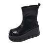 Wedges Women Ankle Boots High Heels Fashion Shoes Winter Dress New Chelsea Boots 2025 Casual Goth Motorcycle Botas Mujer Zapatos