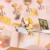 6/8in1 Kawaii Traumhaus 3D Cartoon Miniatur Szene Stickerbuch DIY Scrapbooking Stapelspiel Sticker Kinder Festival Geschenk