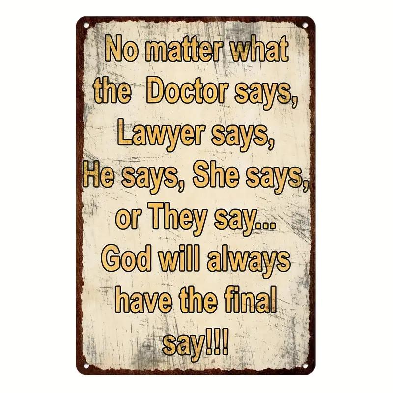 Humorous Satirical Phrases Aluminum Sign Vintage Metal Sign For Home, Cafe Bar Club, Garage, Spaces LivingRoom Wall Decor