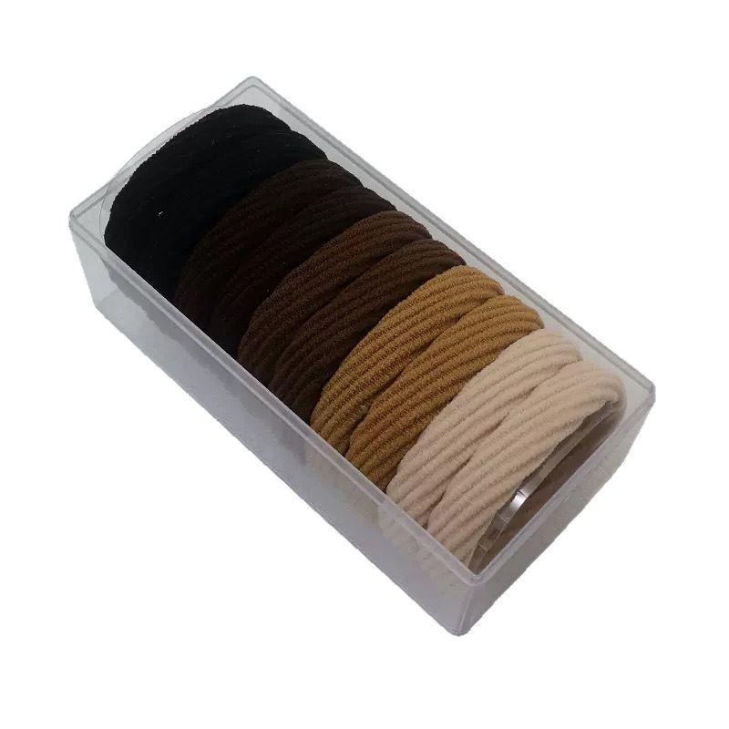 2025 Durable High Elasticity Hair Tie - Versatile Thickened Ponytail Band
