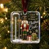 Customizable Holiday Gift Holders 2Pcs Christmas Cash Holder Ornament, Acrylic Money Hanging Decor with Santa Claus Ornaments Snowman Design,