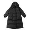 Large size women's new down jacket women's medium and long over the knee loose thickened white duck down winter coat