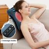 Neck Waist Massage Pillow 3 Modes Hot Compress Vibration Electrical Cervical Shoulder Massage Cushion