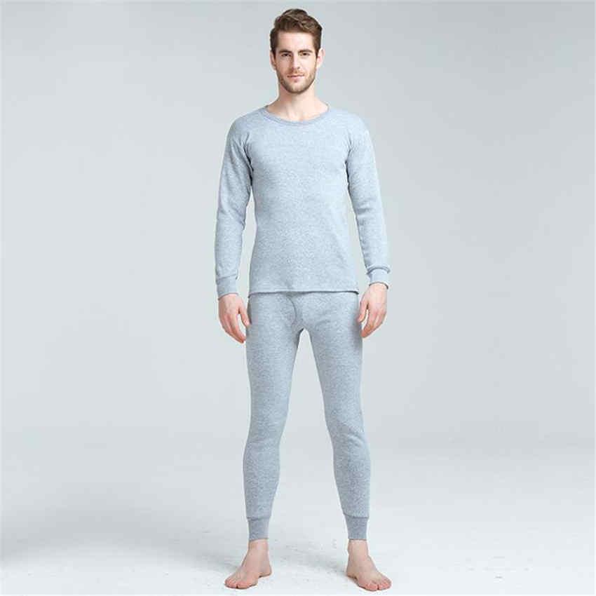 Men Thermal Underwear Sets Warm Autumn Winter Long Thermo Underwear Set Thermal Clothing Suit