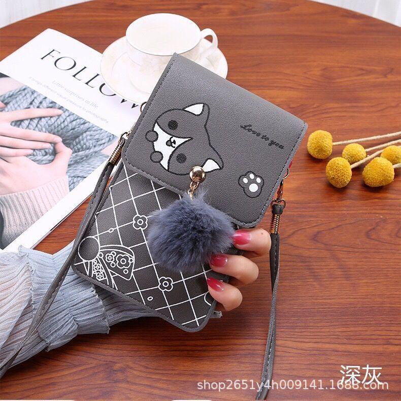 

Доставка в тот же день: Стильная мини-модная сумка через плечо для девочек - компактная сумка через плечо с большой вместимостью для мобильных телефонов серый