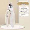 LED Cat & Dog Nail Clippers with Anti-Bloodline Light and Grinder Kit