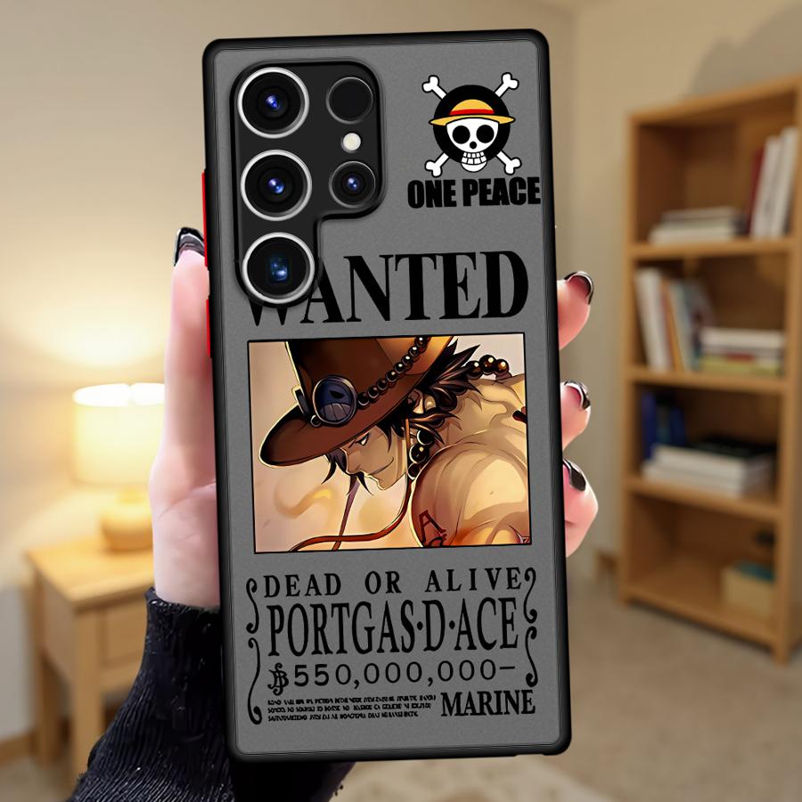 Anime One Piece Luffy Back Phone Cover Case for Samsung Galaxy S24 FE S20 S10 S21 S22 Plus S23 Ultra S9 S25 Edge