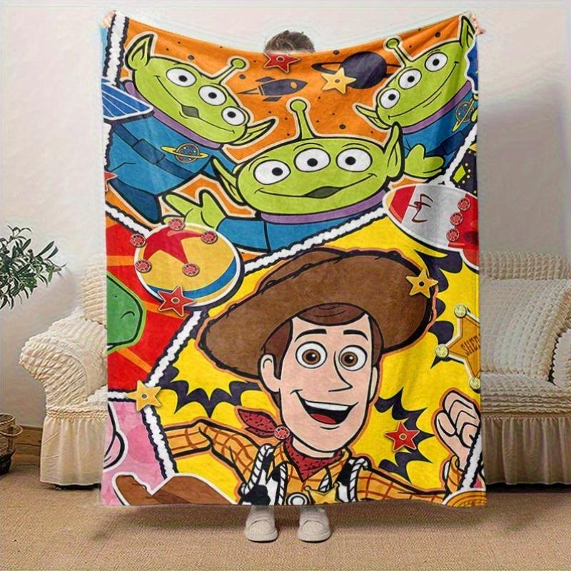 1pc,Toy Story Woody Alien Space Ship Sheriff Star Blanket Home Decor, Couch Cover, Outdoor, Gift, Bedroom, Living Room, Travel, Camping, Car