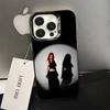 Singer D-De La R-Rose Hot Phone Case For iPhone 16,15,14,13,12,11,Pro,XS,Max,Plus,Mini,SE Black Candy Matte Shockproof Cover