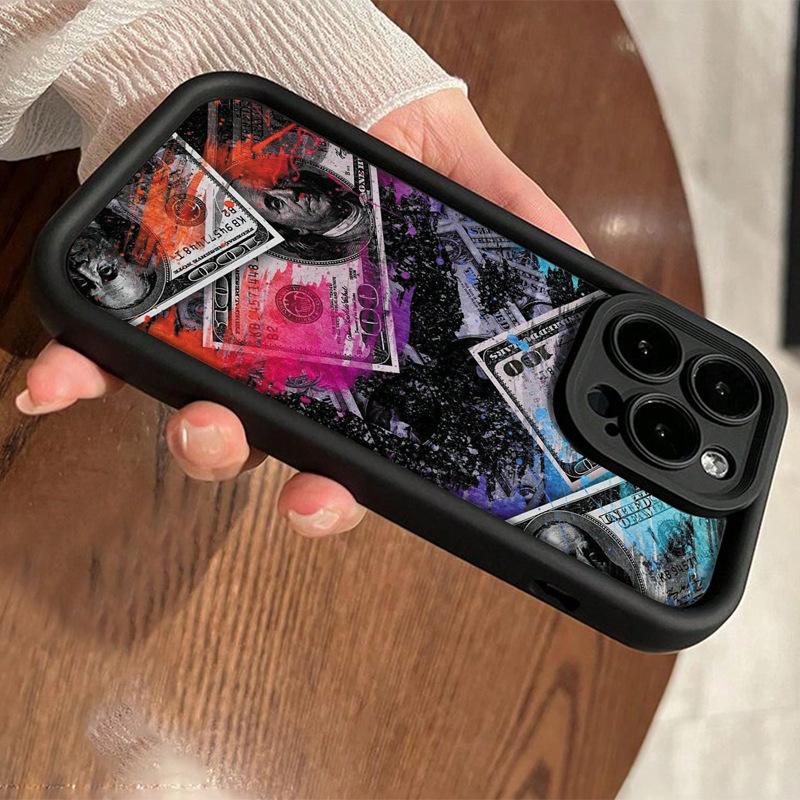 Personalized Dollar Bill Graphic Phone Case For iPhone 16 15 14 13 12 11 X XR XS SE2 SE 8 7 Plus Pro Max Mini Silicone Back Cove
