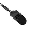3pcs Black   Retainer Hat Clip for Fishing Apparel   Holder and Coiled Cord   Leash Sailing Hat Clip