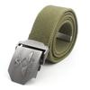 Men's Extra Thick Canvas Woven Belt, Polyester-Cotton Blend, Casual Style