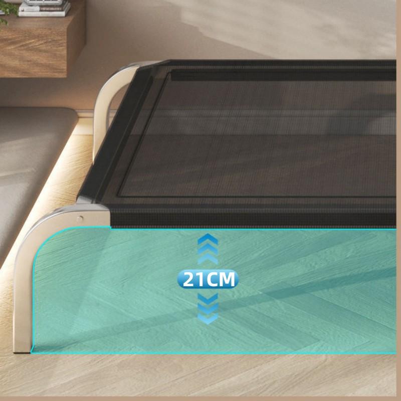 Dog Beds Breathable Dogs Bed Detachable Iron Frame Dog Beds for Large Dogs Camping Pet Camping House Washable Outdoor Pet Kennel
