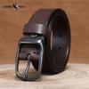 Men's Top Layer Pure Cowhide Belt Genuine Leather Pin Buckle Retro Fashion Trend Jeans Belt