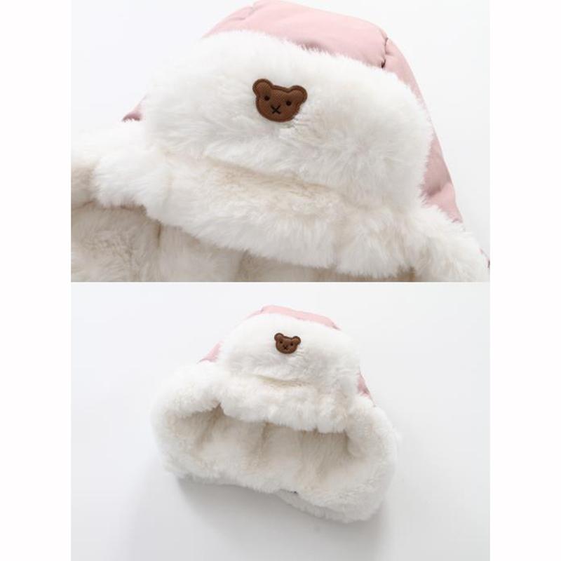 Zimní dětská kombinéza teplá kojenecká kombinéza včetně rukavic a návleků na nohy zateplená sada