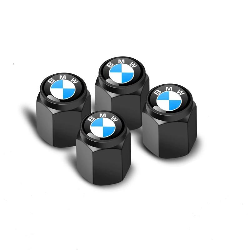 For BMW   E34 E394pcs Metal Car Wheel Tire Valve Caps Stem Case Covers For BMW X1 X2 X3 X5 X4 X6 X7 G30 G20 G32 F40 F30 G11 G12 Accessories
