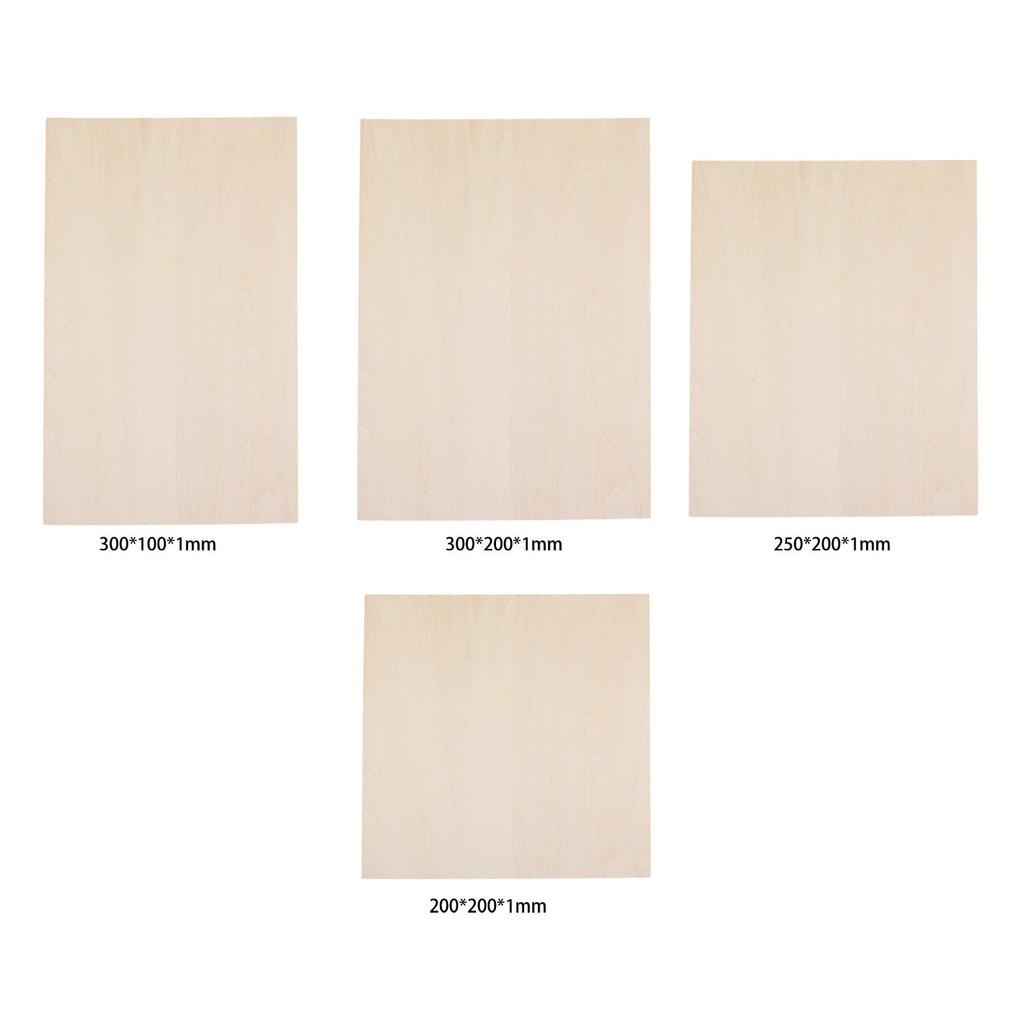 5 штук дерев'яних листів Матеріали для DIY-проектів Ремесло для Корабля Човна Літака