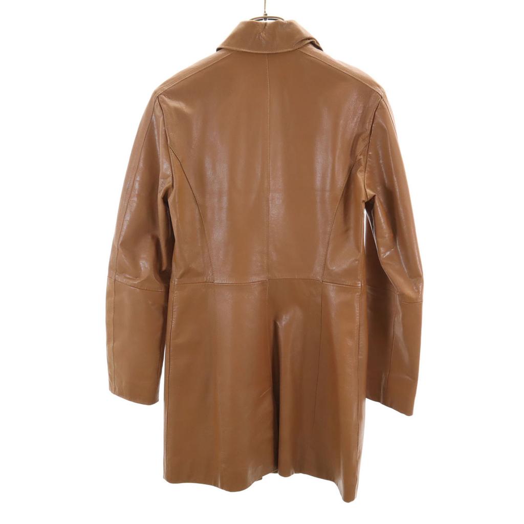 Armani Exchange 90s Old Leather Coat S Camel Women Used