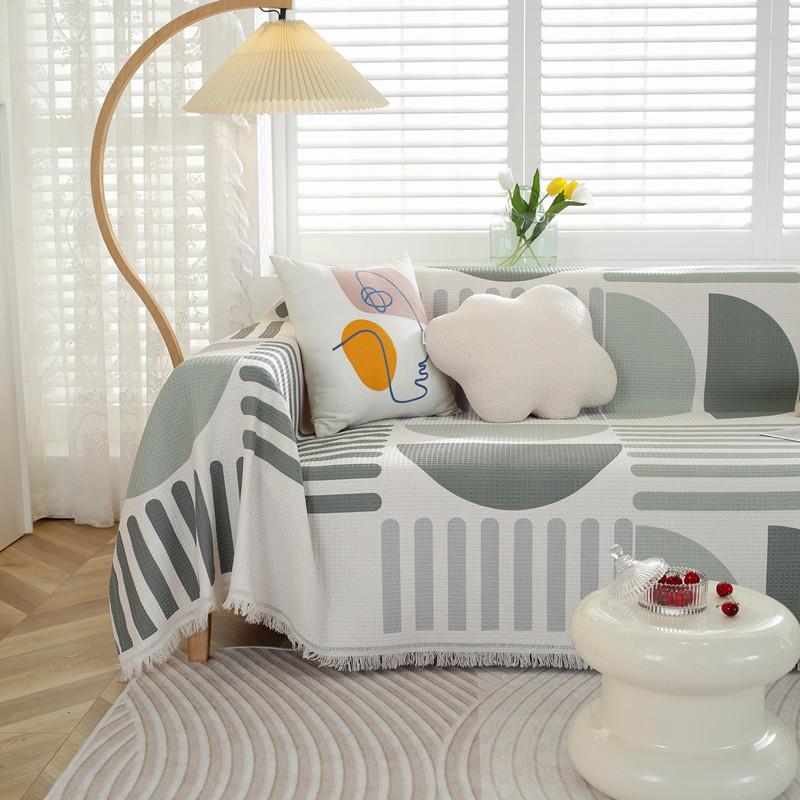 Nordische Geometrie Sofa Überwurfdecken Outdoor Camping Picknick Große Decke Freizeit Strandtuch Polyester Baumwolle Sofa Handtuch Decke