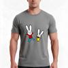 Character Tshirt Summer Casual Cotton Tee Oversized Streetwear Tops Vintage Graphic Print Loose Fit Short Sleeve