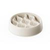 Simple Design Pet Slow Feeding Bowl, Wavy Column Design, Dual-Purpose for Food & Water, Easy To Clean, for Cats & Dogs Feeding