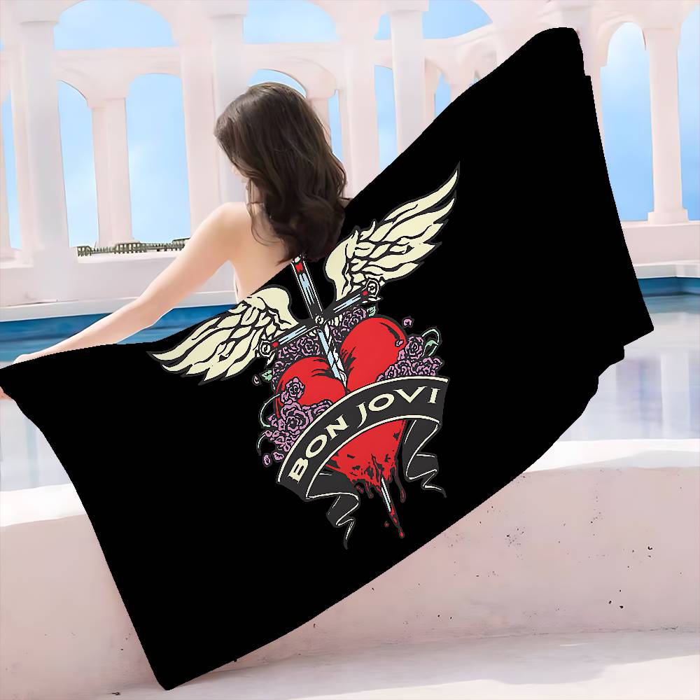 B-BonS J-Jovi Big Microfiber Beach Towels Quick Dry Towel Sand Beach Towels Pool Towel for Travel Swim Pool Yoga