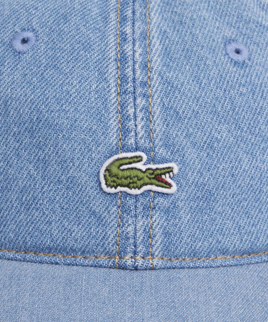LACOSTE Unisex Baumwoll-Twill-Denim-Baseballkappe Rk6362-56G Mku