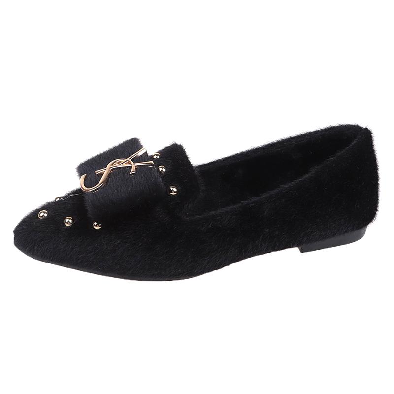 Women Flats Shoes Shallow Mouth Pointed Toe Luxury Sneakers Women Mary Jane Shoes Women Comfortable Designer Loafers