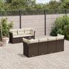 VidaXL Garden Lounge Set with Cushions 8 Pcs, Sofas with Adjustable Feet, Outdoor Furniture Set Patio Terrace, 3217283