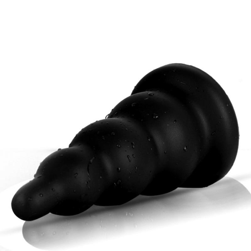 S/M/L/XL Tower Anal Plug Liquid Silicone Huge Butt Plug With Suction Cup Big Fisting Anal Dilation Prostate Massage Anal Sex Toy