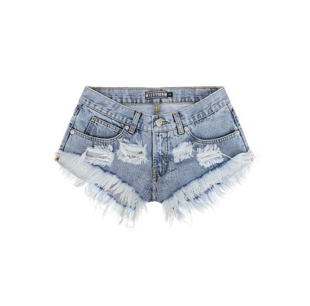 Джинсовые шорты MissDenim Low Waist EU L